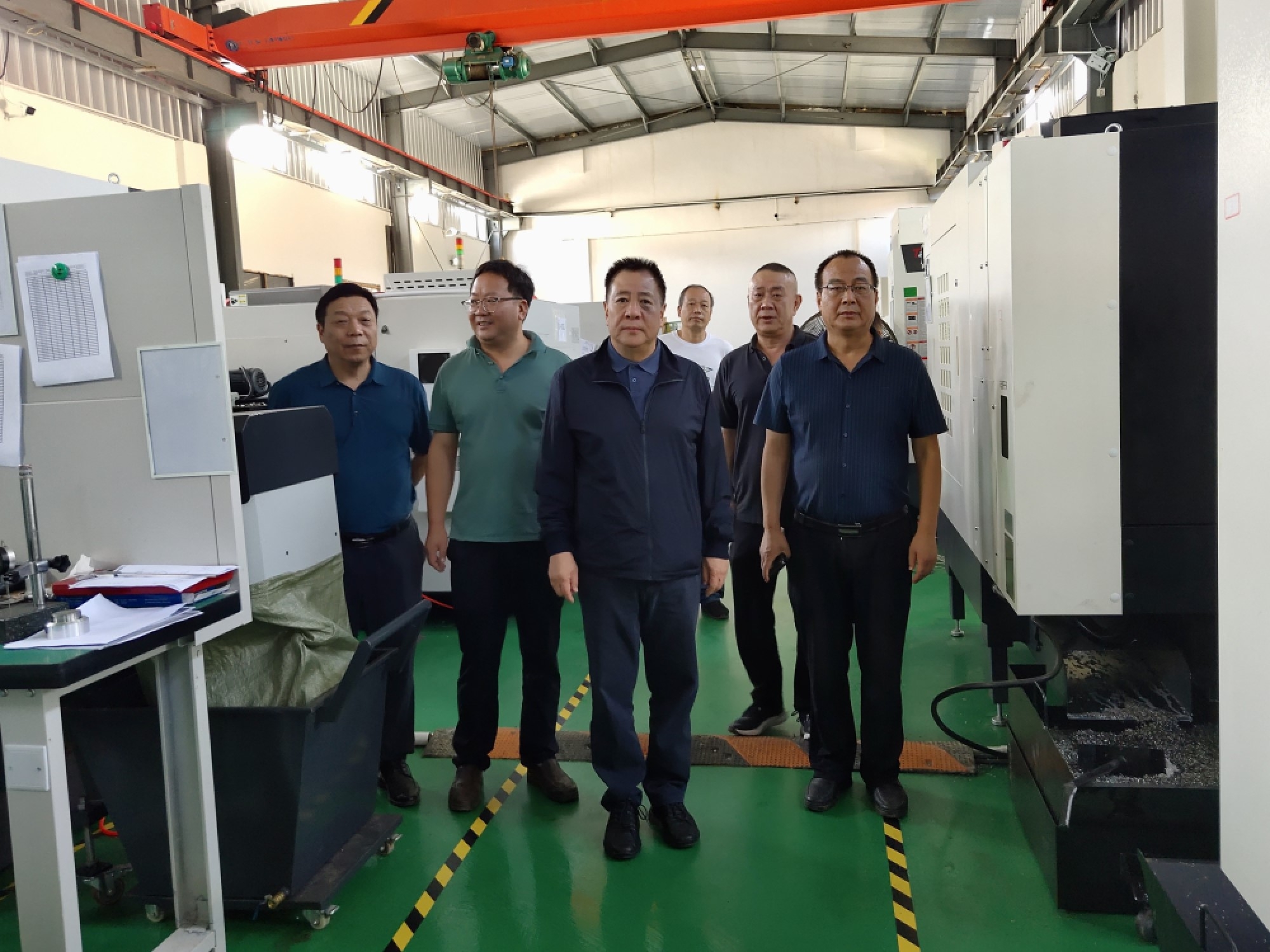 F66永乐集团党委书记、董事长金辉赴陕西长钢新兴科技产业公司调研