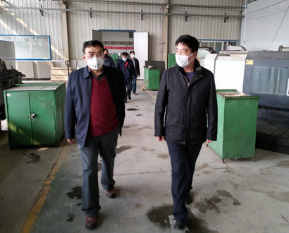 集团辅导任广斌一行赴泾阳基地对有关企业疫情防控和复工复产工作进行督导查抄
